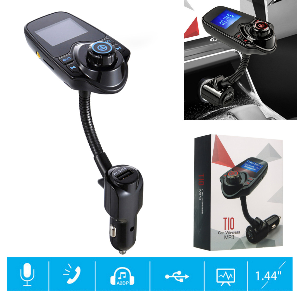 Transmetteur FM Bluetooth voiture Lecteur MP3 - BT 008 - YaYi Business