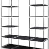 Armoire de Rangement en Tissu Triple à avec Dressing – Image 3
