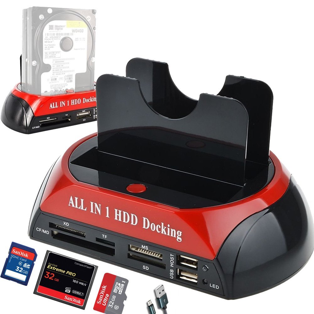 Double disque dur station d'accueil hdd dock card - YaYi Business