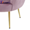 Fauteuil coquillage rose – Image 6
