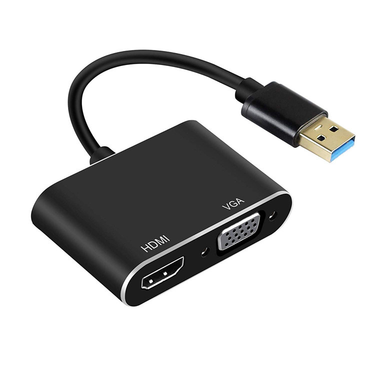 Adaptateur USB 3.0 vers HDMI VGA, adaptateur HDMI USB 3.0 vers