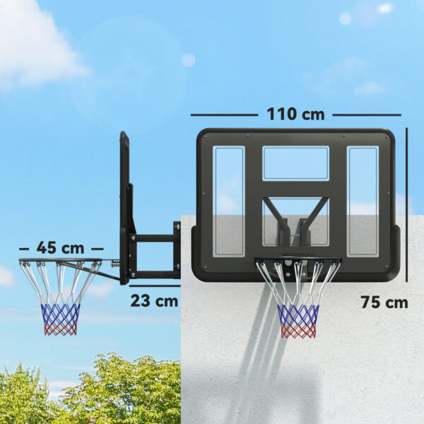 Panneau de basket mural avec cadre Professionnel – Image 4