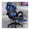 Chaise gamer réglable et inclinable avec repose-pied